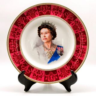 Royal Doulton Commemorative Plate Coronation Queen Elizabeth