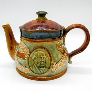 Antique British Political Memorabilia Teapot Doulton Lambeth