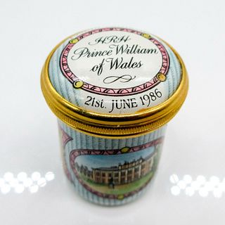 Halcyon Days Enamels Trinket Box, Prince William