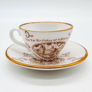 Caverswall Miniature Prince William Tea Cup and Saucer