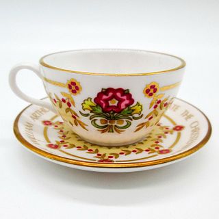 Spode Miniature Prince William Tea Cup and Saucer