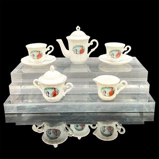9pc Vintage Mini Tea Set, The Prince and Princess of Wales