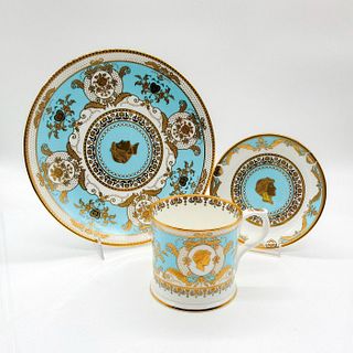 3pc William Edwards Princess Diana Cup, Saucer & Plate Set