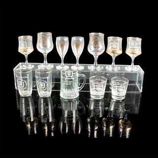 12pc Royal Wedding Commemorative Glassware Set