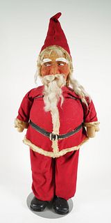 Vintage 30" Cloth Santa Claus Doll