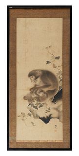 MORI SOSEN Japanese Monkey Painting