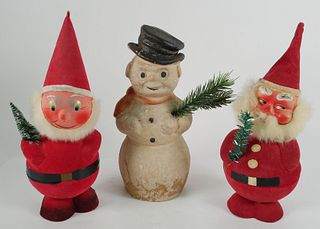 Vintage German Christmas Holiday Figures