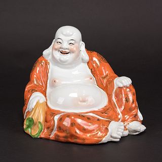 A Smiley Buddha Statue