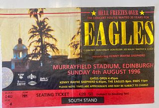 Eagles 1996 concert ticket 