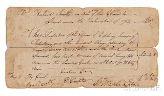 Washington, George (1732-1799) Document, Twice Signed, 25 January 1774.