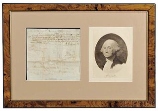 Washington, George (1732-1799) Autograph Document, Mount Vernon, 15 January 1798.
