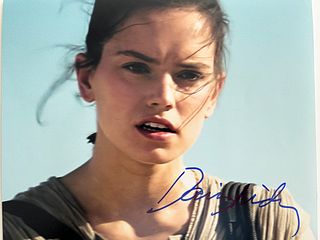 Star Wars Daisy Ridley signed photo