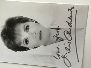 Julie Andrews signed photo
