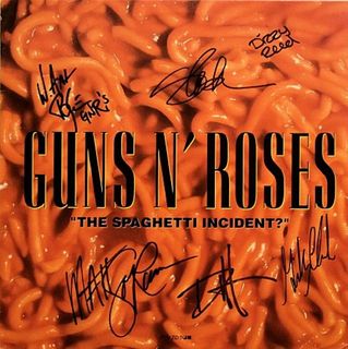 Guns N' Roses signed "The Spaghetti Incident?" album 