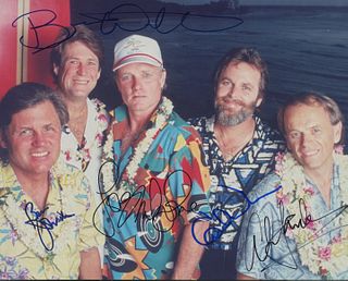 The Beach Boys signed photo