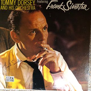 Frank Sinatra signed album