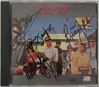 AC/DC signed Dirty Deeds CD