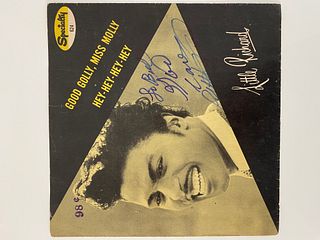 Little Richard signed 45 record sleeve