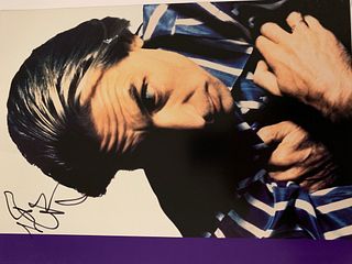 Charlie Watts/Rolling Stones signed poster