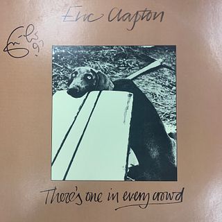 Eric Clapton signed album