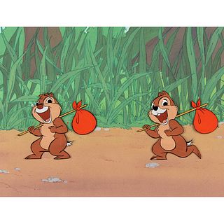 Chip and Dale production cel from The Adventures of Chip &#39;n&#39; Dale