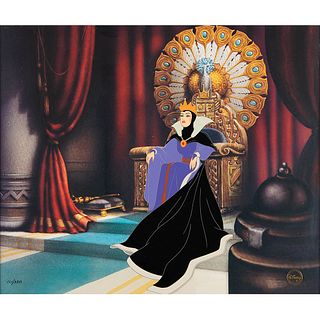 &#39;The Evil Queen&#39; hand-painted limited edition cel from Snow White