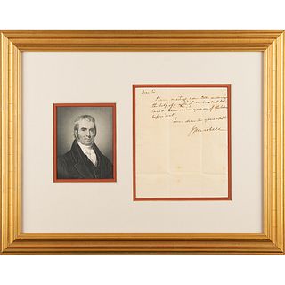 John Marshall Autograph Letter Signed