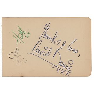 David Bowie Signature