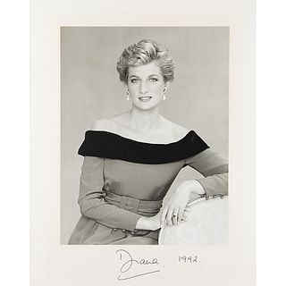 Princess Diana Signed Oversized Photograph