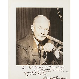 Dwight D. Eisenhower Signed Oversized Photograph
