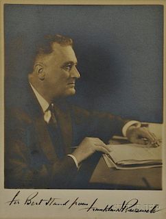 Roosevelt, Franklin Delano (1882-1945) Signed Photograph.