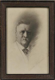 Roosevelt, Theodore (1858-1919) Signed Portrait.