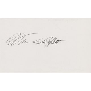 Warren Buffett Signature