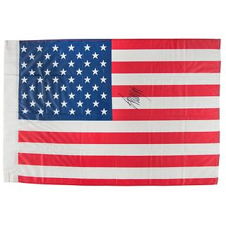 Donald Trump Signed United States Flag