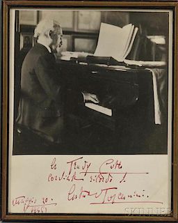 Toscanini, Arturo (1867-1957) Signed Photograph.