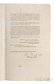 United States, Second Congress, 1st Session: 1791-1792, House Bill. An Act to Establish the Post-Office and Post-Roads Wi