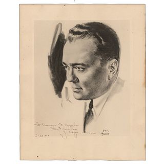 J. Edgar Hoover Signed Photograph