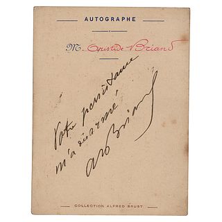 Aristide Briand Signature