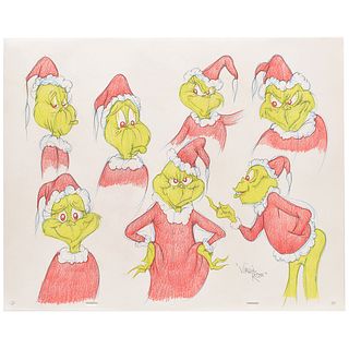 The Grinch color model drawing by Virgil Ross