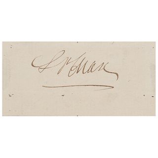 Salmon P. Chase Signature
