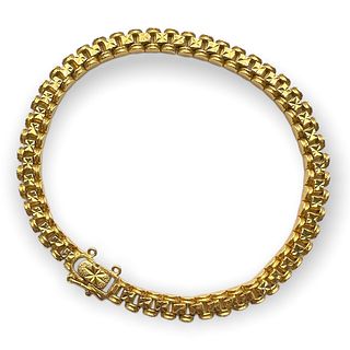 21K Gold 7 1/2" Bracelet