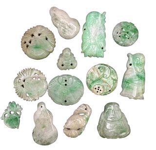 (12) Small Jade Pendants