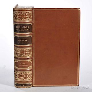 Dickens, Charles (1812-1870) The Life and Adventures of Nicholas Nickleby  , First Edition in Book Form, Extra-illustrated.