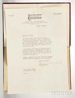 Earhart, Amelia (1897-1937) 20 HRS. 40 MIN.  , Signed Copy with Typed Letter Signed Inserted.