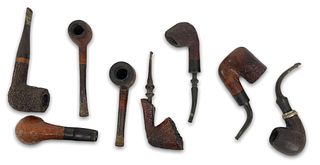 (8) Assorted Vintage Smoking Pipes