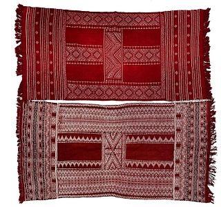 (2) Tunisian Hand Woven Rugs