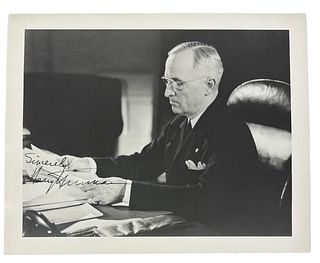 Harry Truman Autographed 8" x 10" Photograph