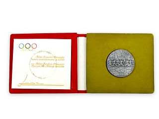 1968 Olympic Participation Medal Poland