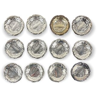 (12) Reed & Barton Sterling Silver Nut Dishes