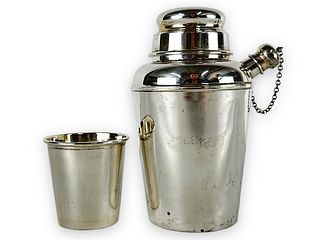 Reed & Barton Sterling Silver Cocktail Shaker Plus